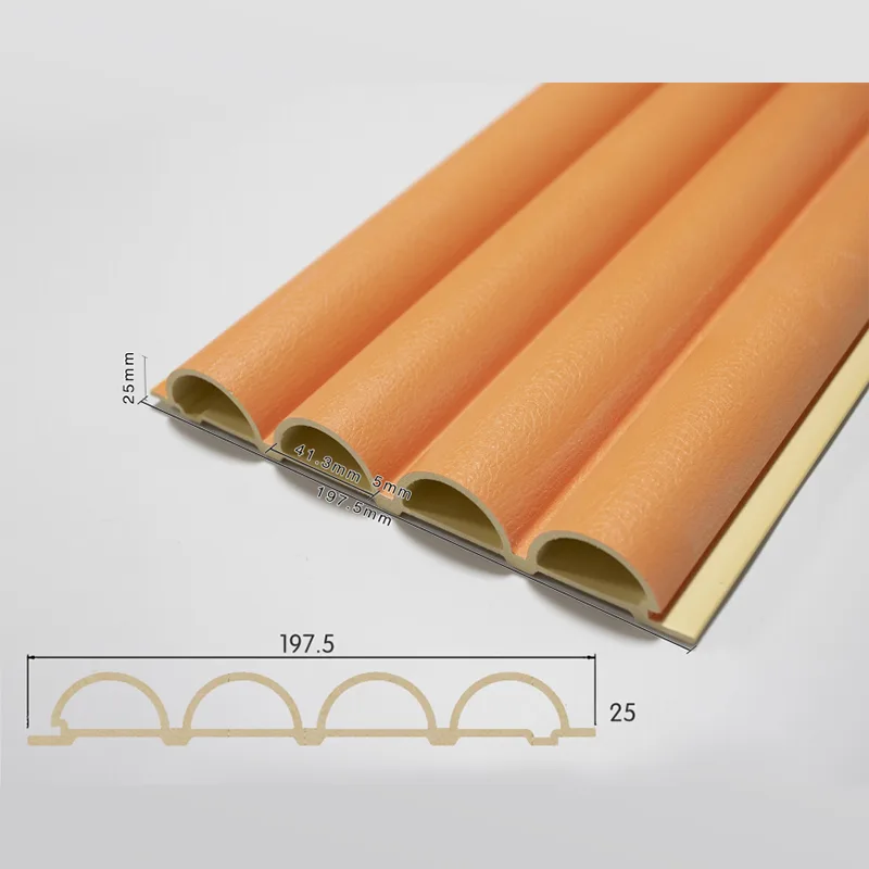 186 Hollow Semi-Circular 4-Grid Fluted Panel