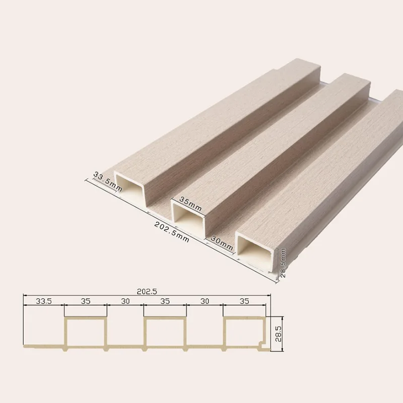 195 Hollow 3-Grid Fluted Panel